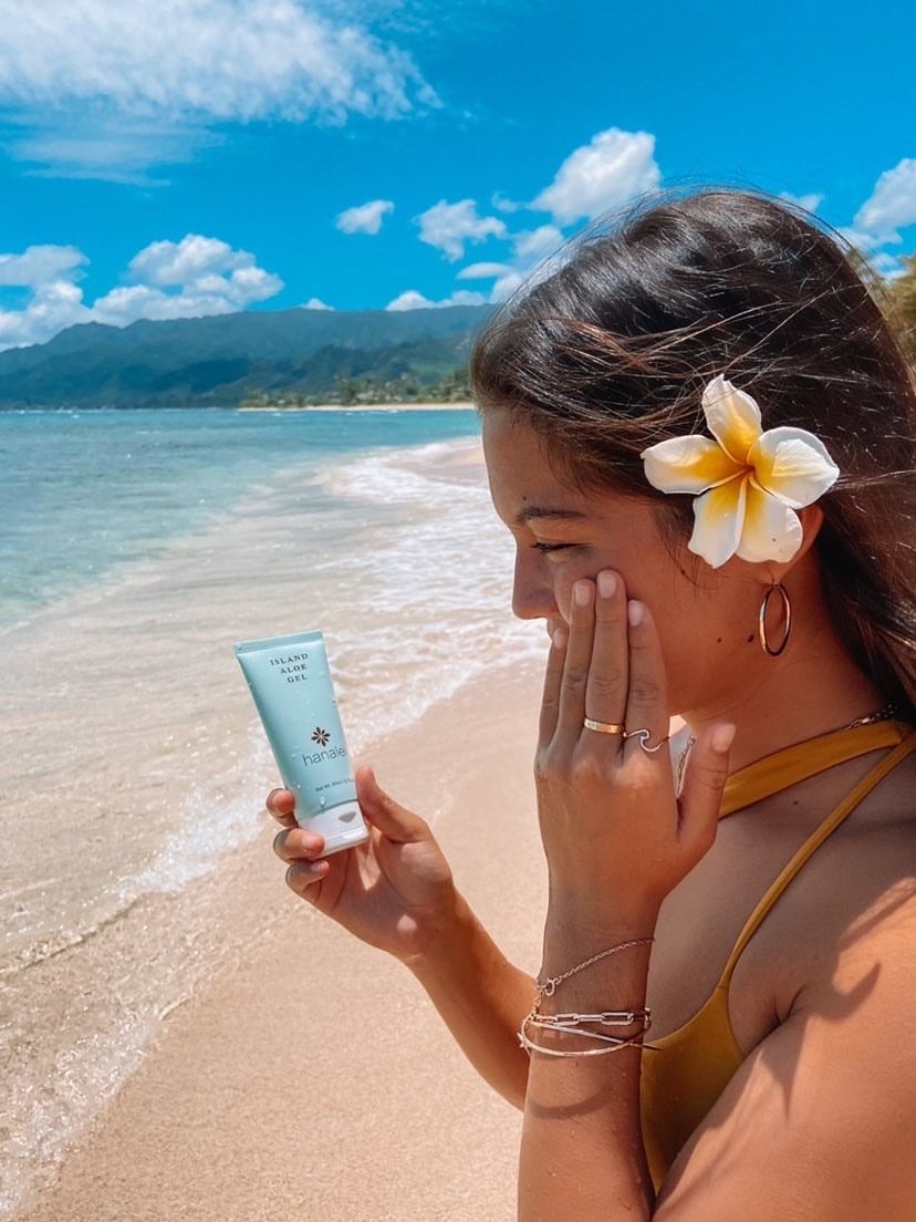 How To Use Aloe Vera Gel On Your Face At Night  Hanalei Company