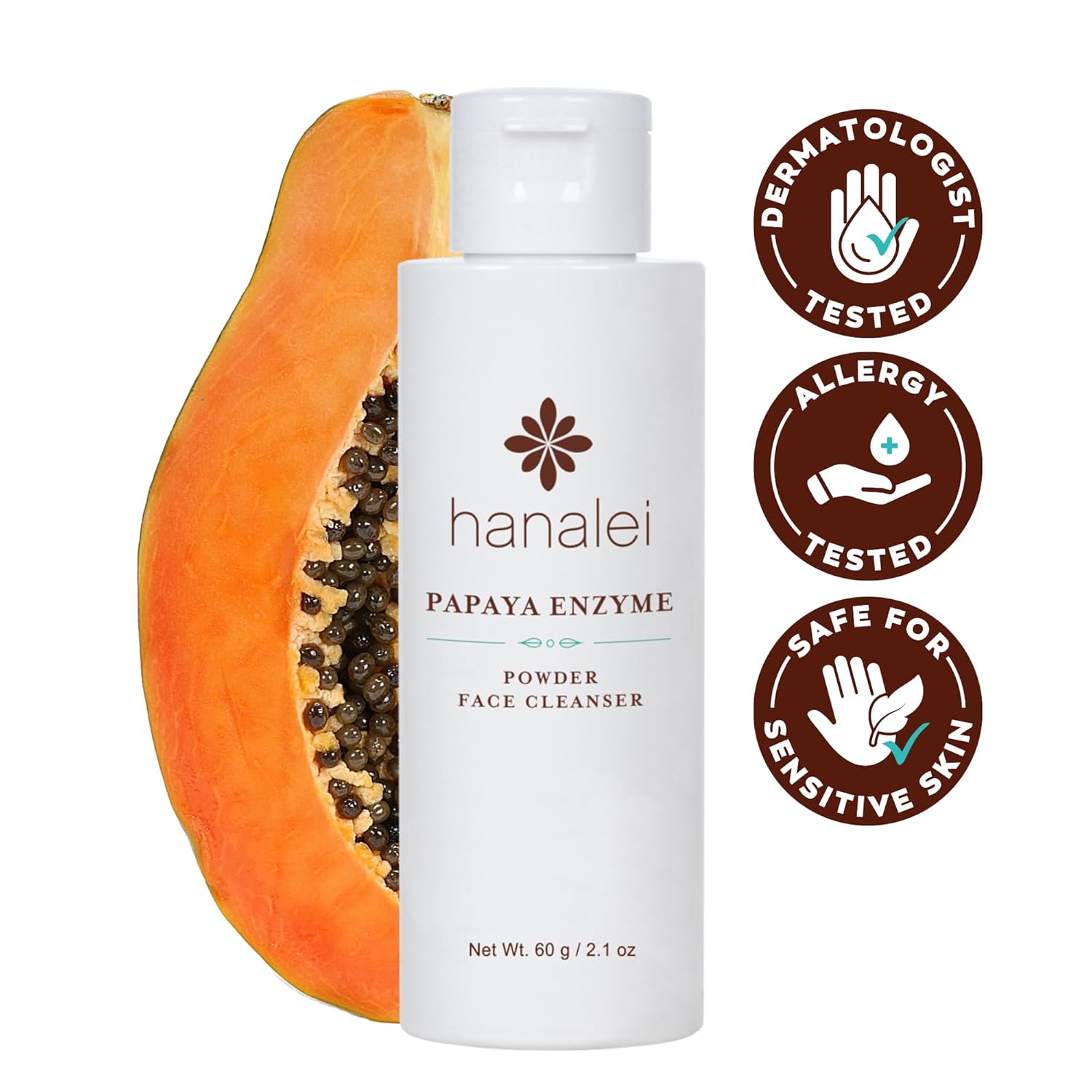 Papaya Enzyme Powder Face Cleanser - Papaya Face Wash – Hanalei