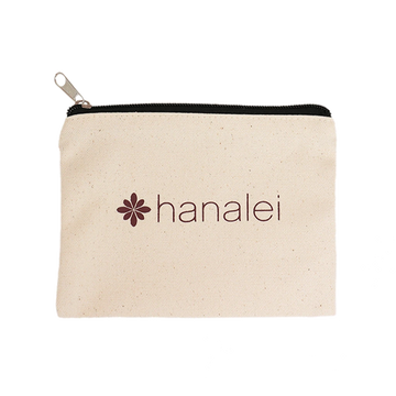 hanalei zippered cotton bag