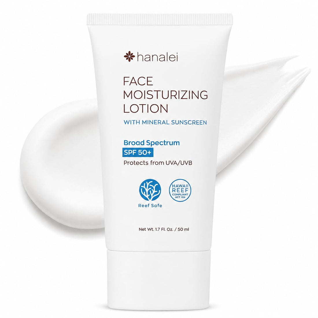 Face Moisturizing Lotion with Mineral Sunscreen SPF 50+