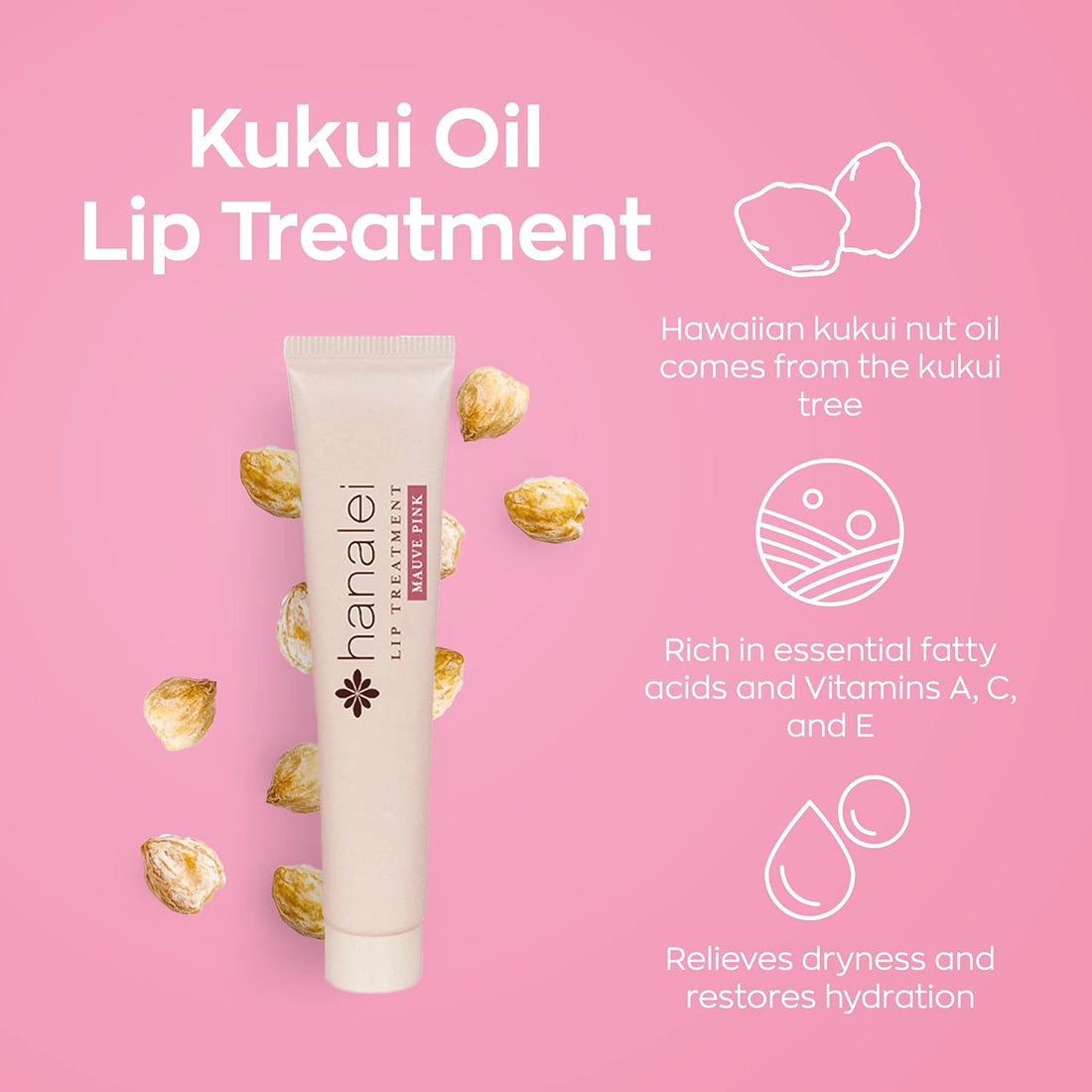 Kukui Oil Lip Treatment Travel-Size Trio Set (Available in 5 Shades)