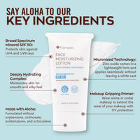 Face Moisturizing Lotion with Mineral Sunscreen SPF 50+