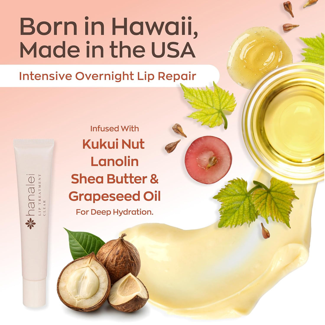 Kukui Oil Lip Treatment (Available in 5 Shades)