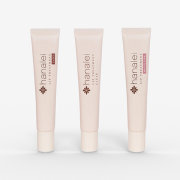 lip treatment trio (clear, mauve pink, sand)