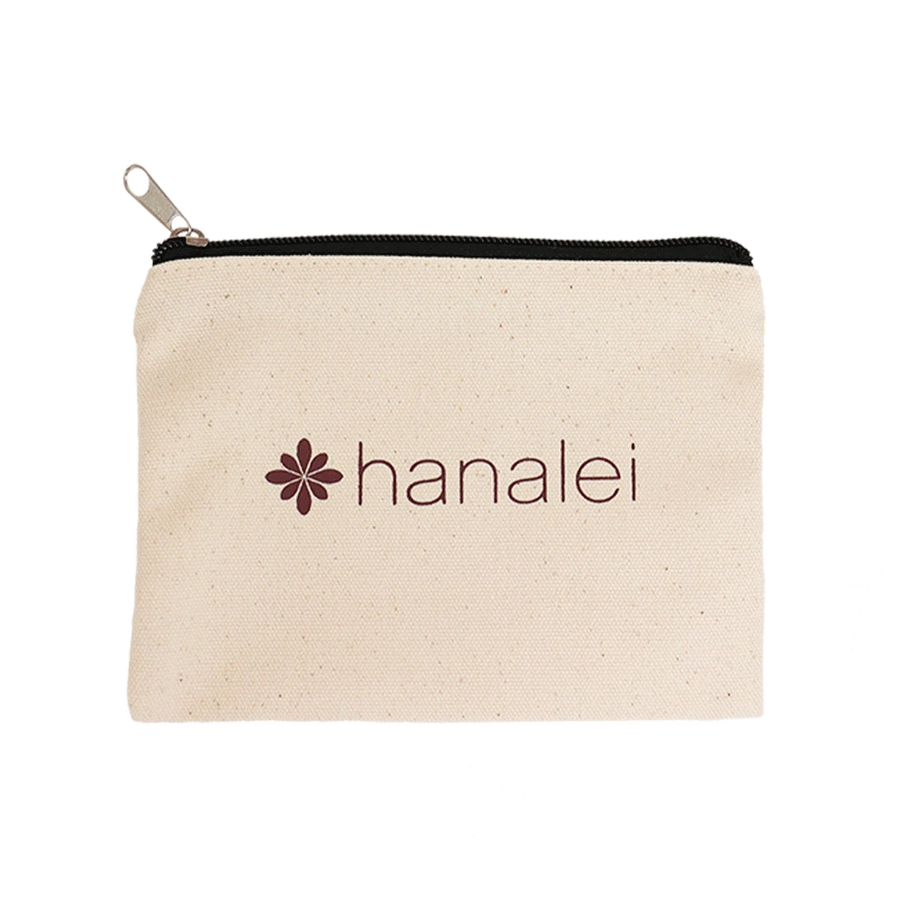 hanalei zippered cotton bag