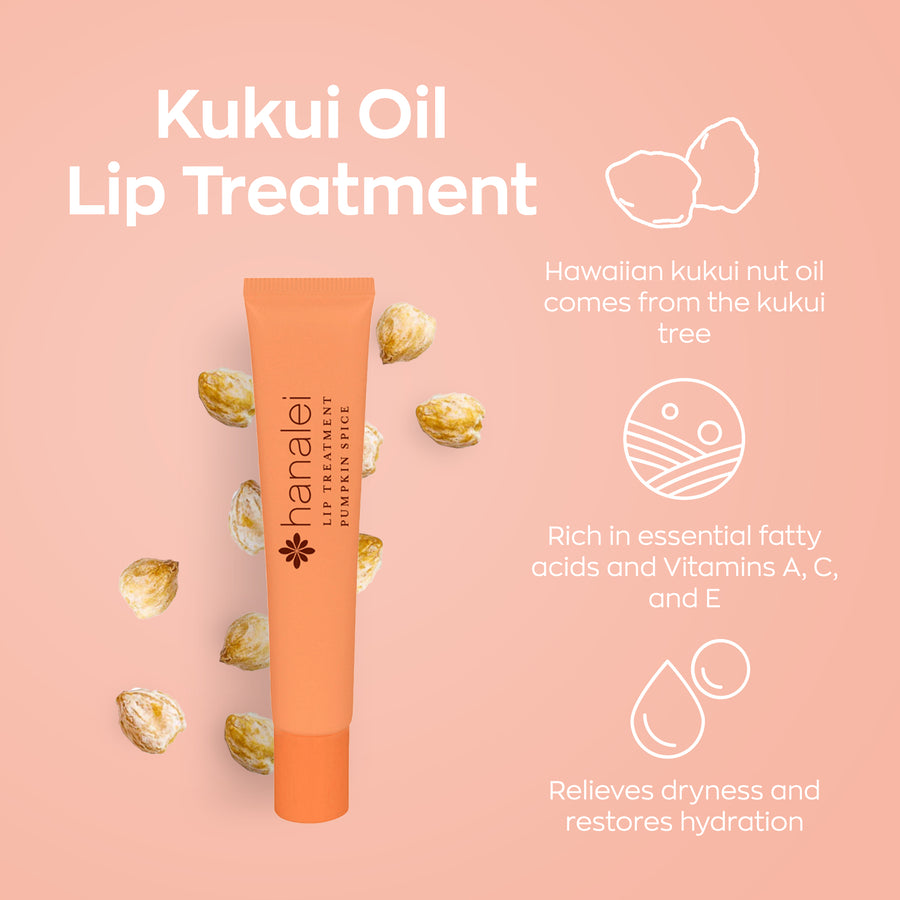 limited edition pumpkin spice kukui oil lip treatment