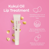 sugar lip scrub + kukui oil travel 3-pack lip treatment duo (rose)