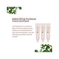 kukui oil lip treatment travel-size trio set (available in 5 shades)