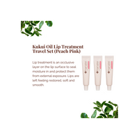 kukui oil lip treatment travel-size trio set (available in 5 shades)