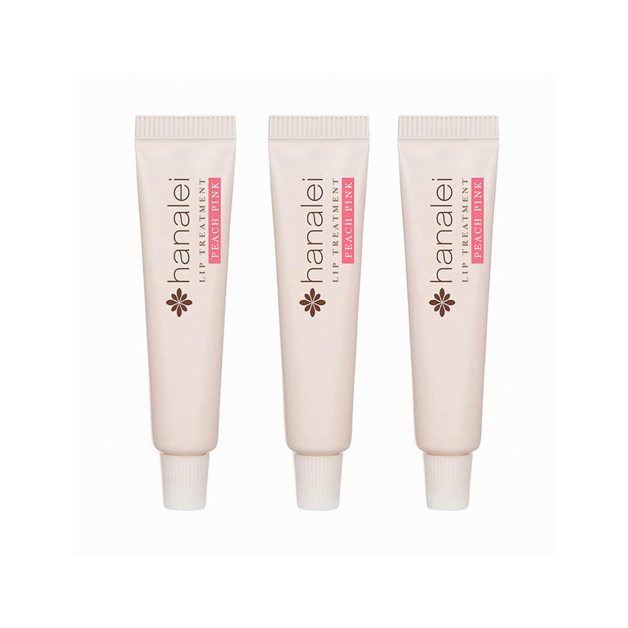 kukui oil lip treatment travel-size trio set (available in 5 shades) peach pink