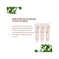 kukui oil lip treatment travel-size trio set (available in 5 shades)