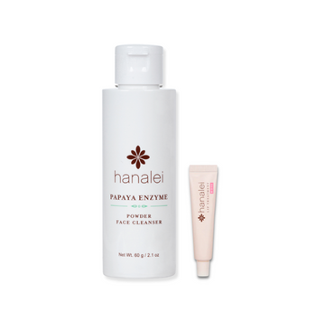 papaya gentle exfoliating cleanser with free sample kukui oil lip treatment gift with purchase