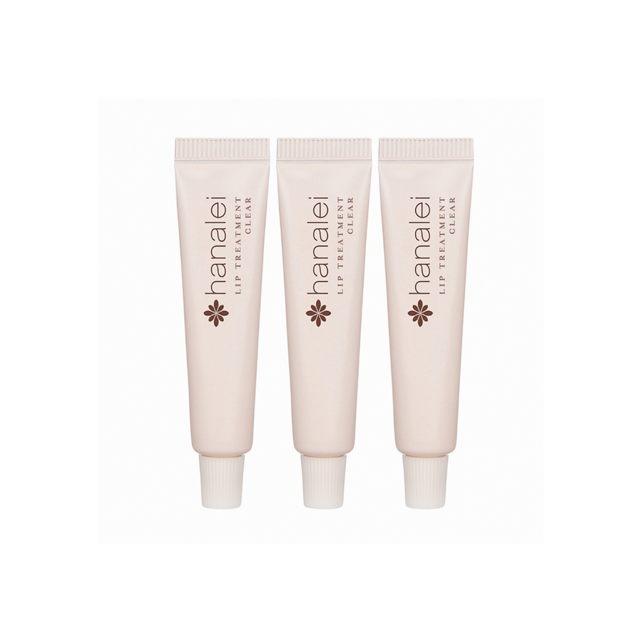 kukui oil lip treatment travel-size trio set (available in 5 shades) clear